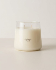 Cashmere Woods Glass Jar Candle, 2-Wick