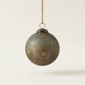 Textured Antique Glass Ball Ornament, 4 in