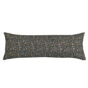 Floral Vine Linen-Weave Pillow Cover