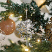 Jeweled Handmade Snowflake & Star Ornaments, Set of 4