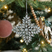 Jeweled Handmade Snowflake & Star Ornaments, Set of 4