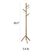 Ash Wood Branch Coat Rack