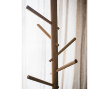 Ash Wood Branch Coat Rack