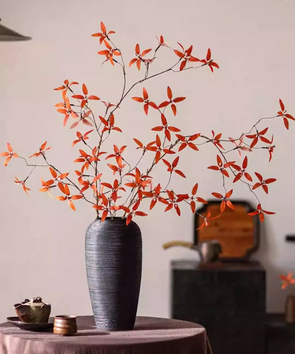 Faux Autumn Leaf Branching Stem