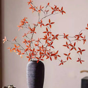Faux Autumn Leaf Branching Stem