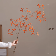 Faux Autumn Leaf Branching Stem