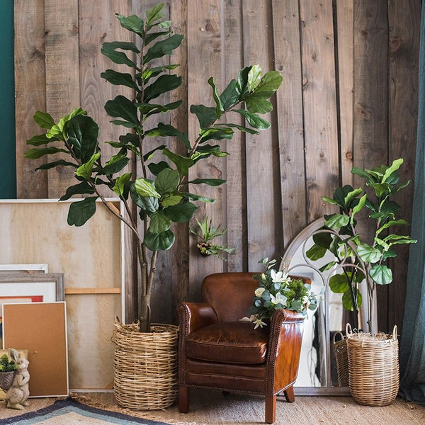Faux Fiddle Leaf Fig Tree