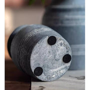 Grooved Clay Vessel Vase