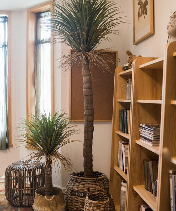 Silk Palm Artificial Potted Tree