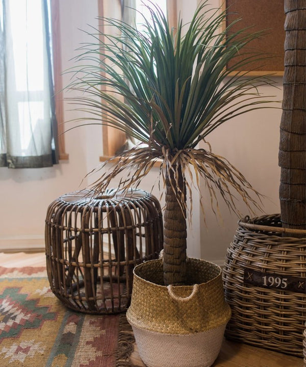 Silk Palm Artificial Potted Tree