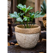 Woven-Edge Cement Composite Planter