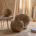 Globe-Form Magnesium Clay Planter