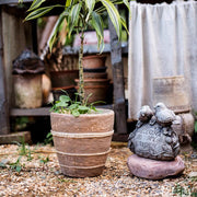 Rope-Banded Terracotta Planter