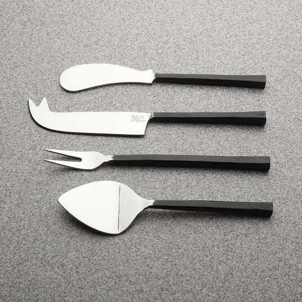 Matte-Handle Steel Cheese Tool Set