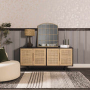 Seagrass Shade Resin Table Lamp