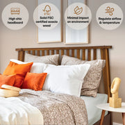 Kaylin Solid Wood Bed Frame