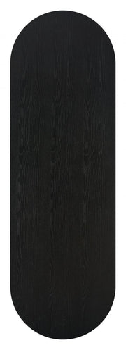 Fluted Wood-Grain Media Console — styled in a complete room vignette