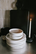 Glazed Ceramic Appetizer Plate Set