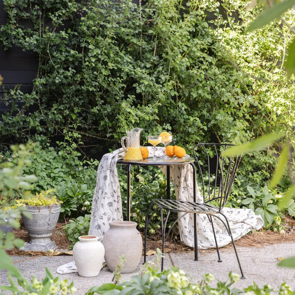 Hydrangea Print Linen Tablecloth
