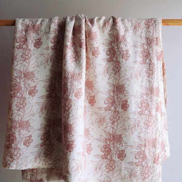 Berry Print Linen Tablecloth
