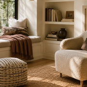 Fringed Linen Throw Blanket