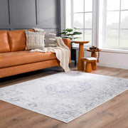 Medallion Washable Area Rug