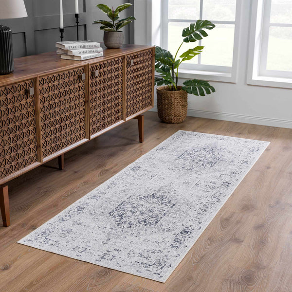 Medallion Washable Area Rug