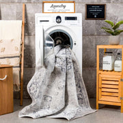 Medallion Washable Area Rug
