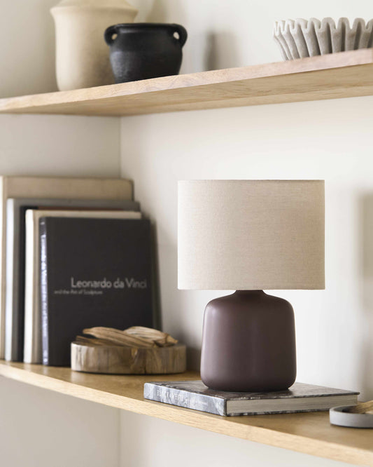 Lumellogno Dark Brown Table Lamp