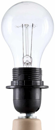 Matte Ceramic Linen Shade Table Lamp