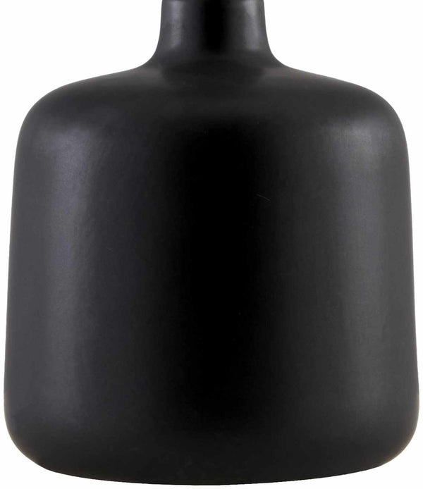 Matte Ceramic Drum Shade Table Lamp — alternate color temperature setting