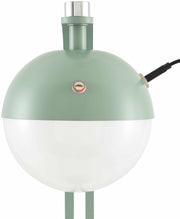 Close-up of Logovardi Green Table Lamp charging port