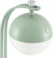 Close-up of Logovardi Green Table Lamp shade