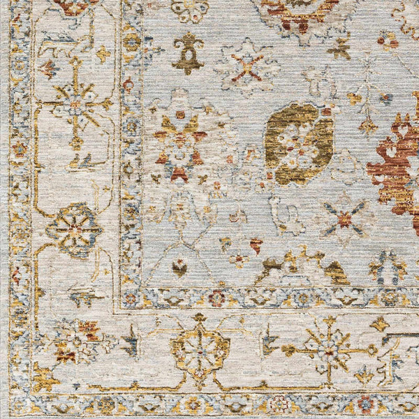 Oushak Floral Medallion Area Rug