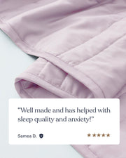 Weighted Cotton Throw Blanket