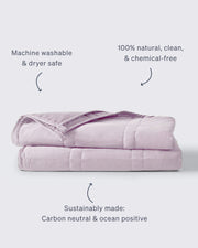 Weighted Cotton Throw Blanket