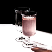 Ribbed Crystal Cocktail Glasses, Art Deco