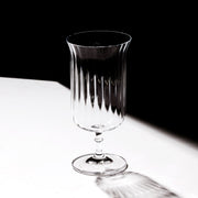 Ribbed Crystal Cocktail Glasses, Art Deco