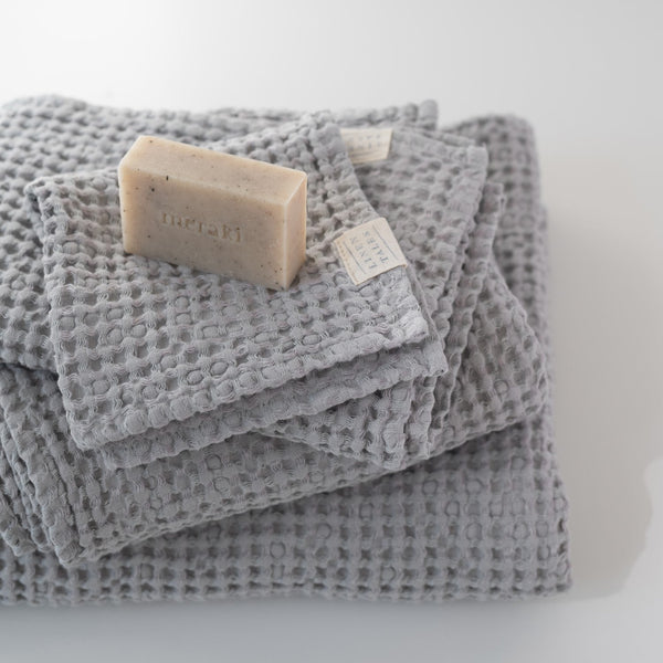 Waffle-Weave Linen Cotton Towel Set
