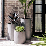 Tall Cylinder Lightweight Planter
