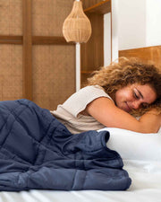 Weighted Cotton Throw Blanket
