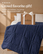 Weighted Cotton Throw Blanket