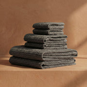 Waffle-Weave Cotton Bath Towel Set