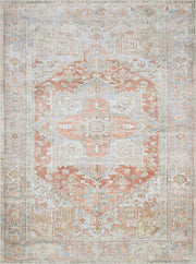 Vintage-Style Washable Area Rug