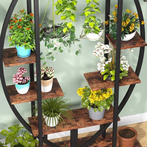 Arc Metal Five-Shelf Plant Stand Set