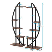 Arc Metal Five-Shelf Plant Stand Set