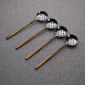 Gold-Tone Perforated Olive Spoon Set