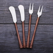 Wood-Grain Handle Cheese Tool Set