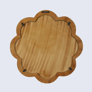 Blue Bone Inlay Scalloped Wall Mirror