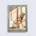 Bone Resin Inlay Wall Mirror